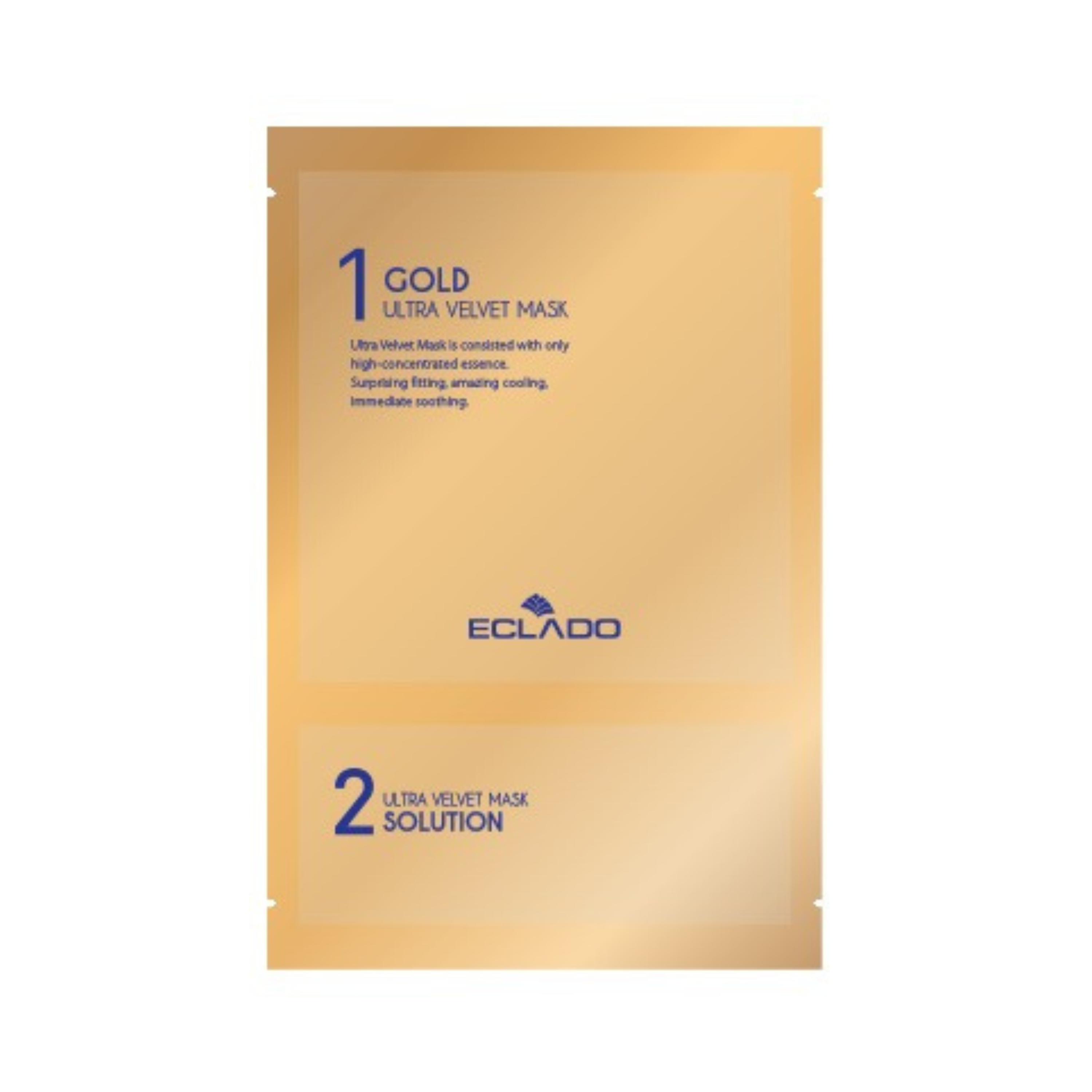 PRO Utra Gold Velvet Mask - 10pz